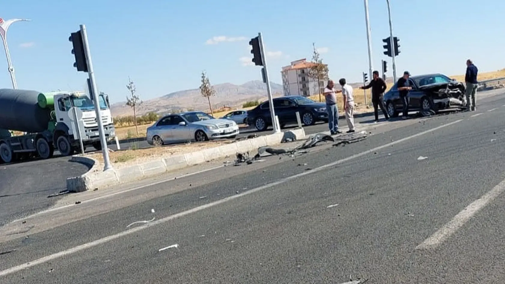 Elazığ'da trafik kazası:1 yaralı