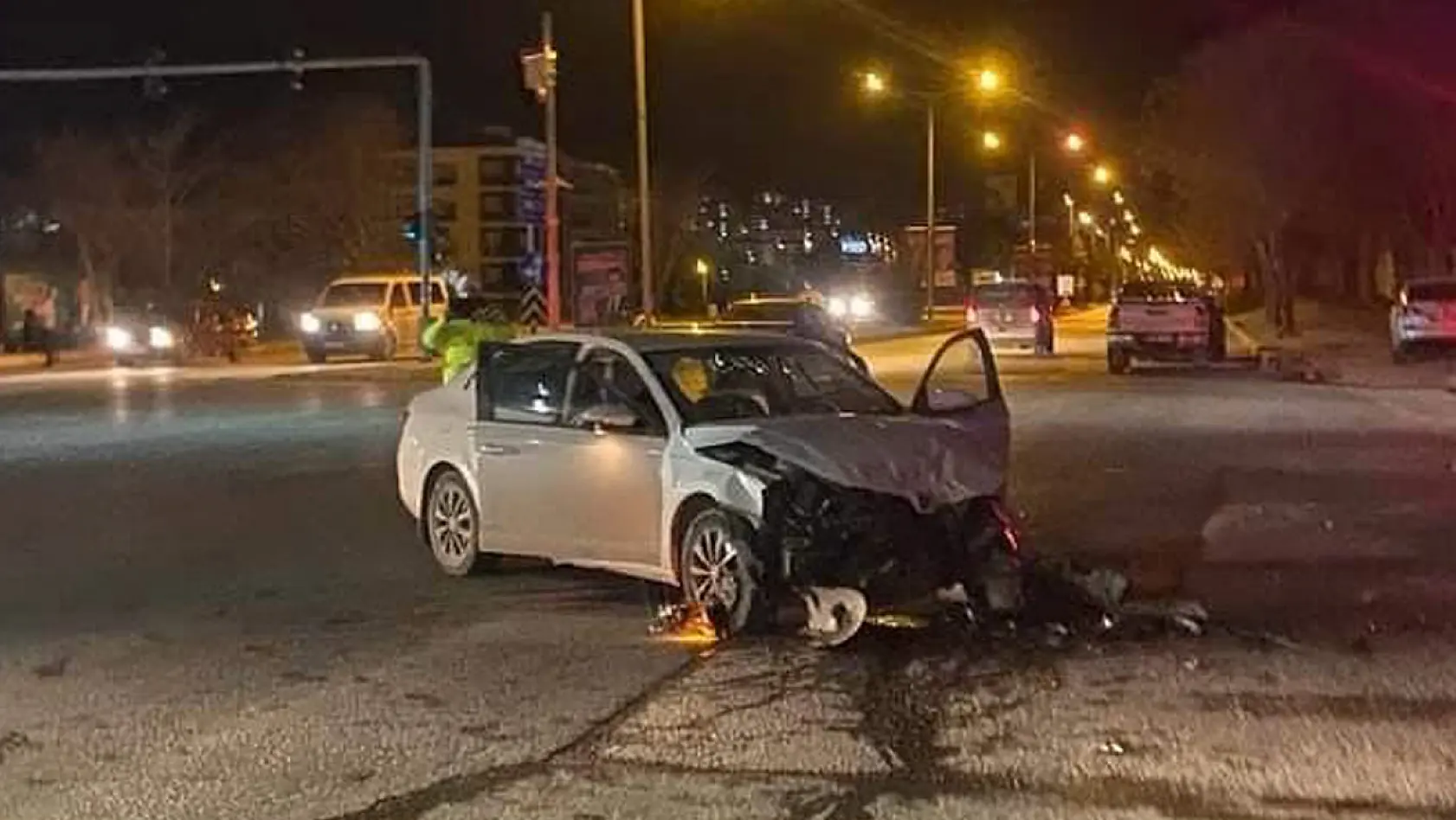 Elazığ'da Trafik Kazası 1 Yaralı 