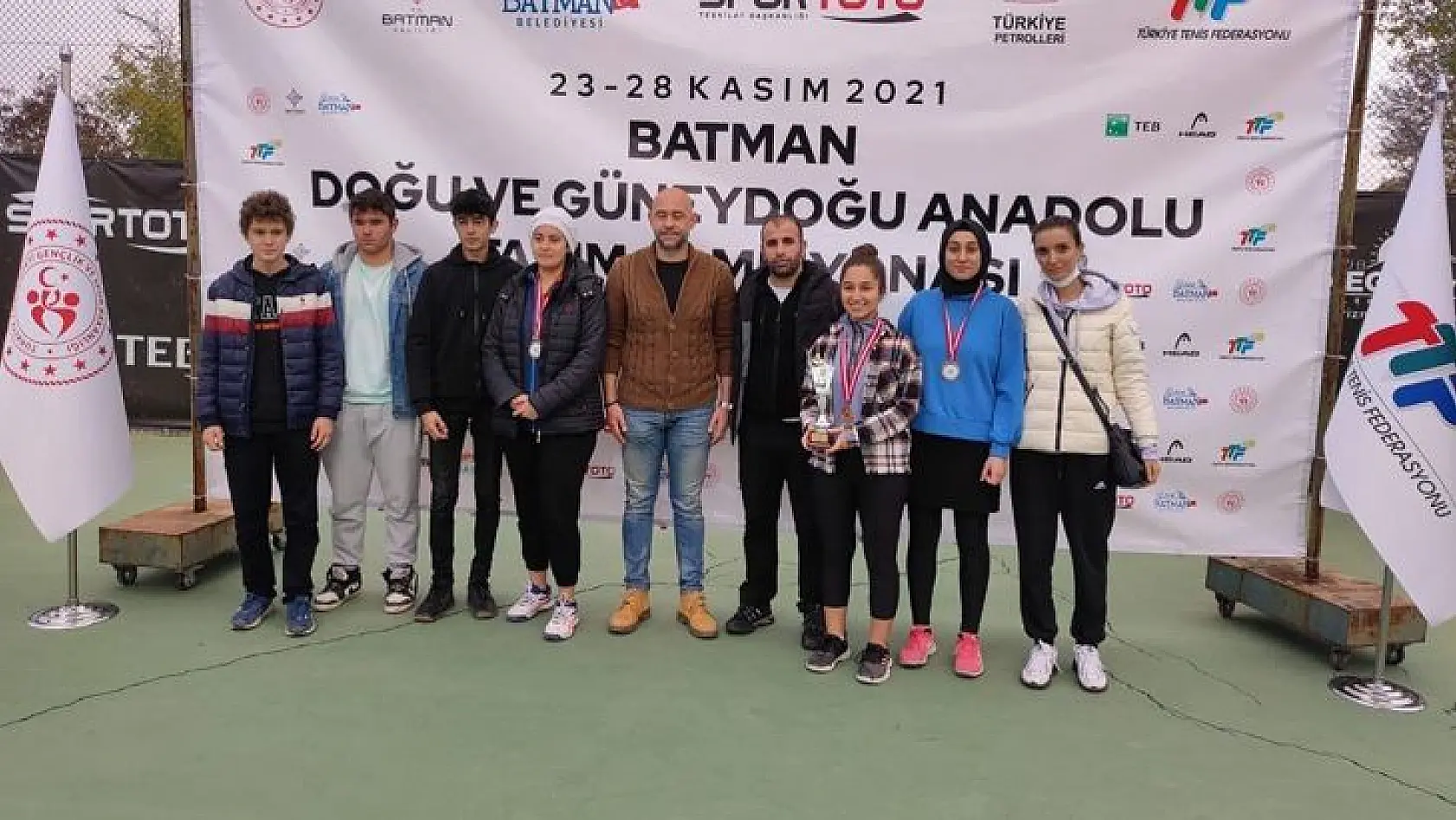 Elazığ Gençlik Spor Kulübü, teniste 3. oldu