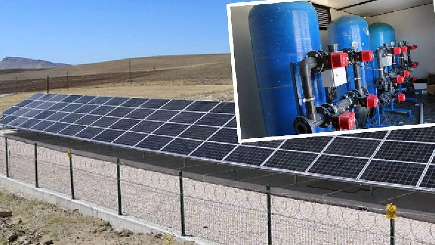 Elazığ İl Özel İdaresi Güneş Enerji Sistemli İçme Suyu Tesisleri Kuruyor