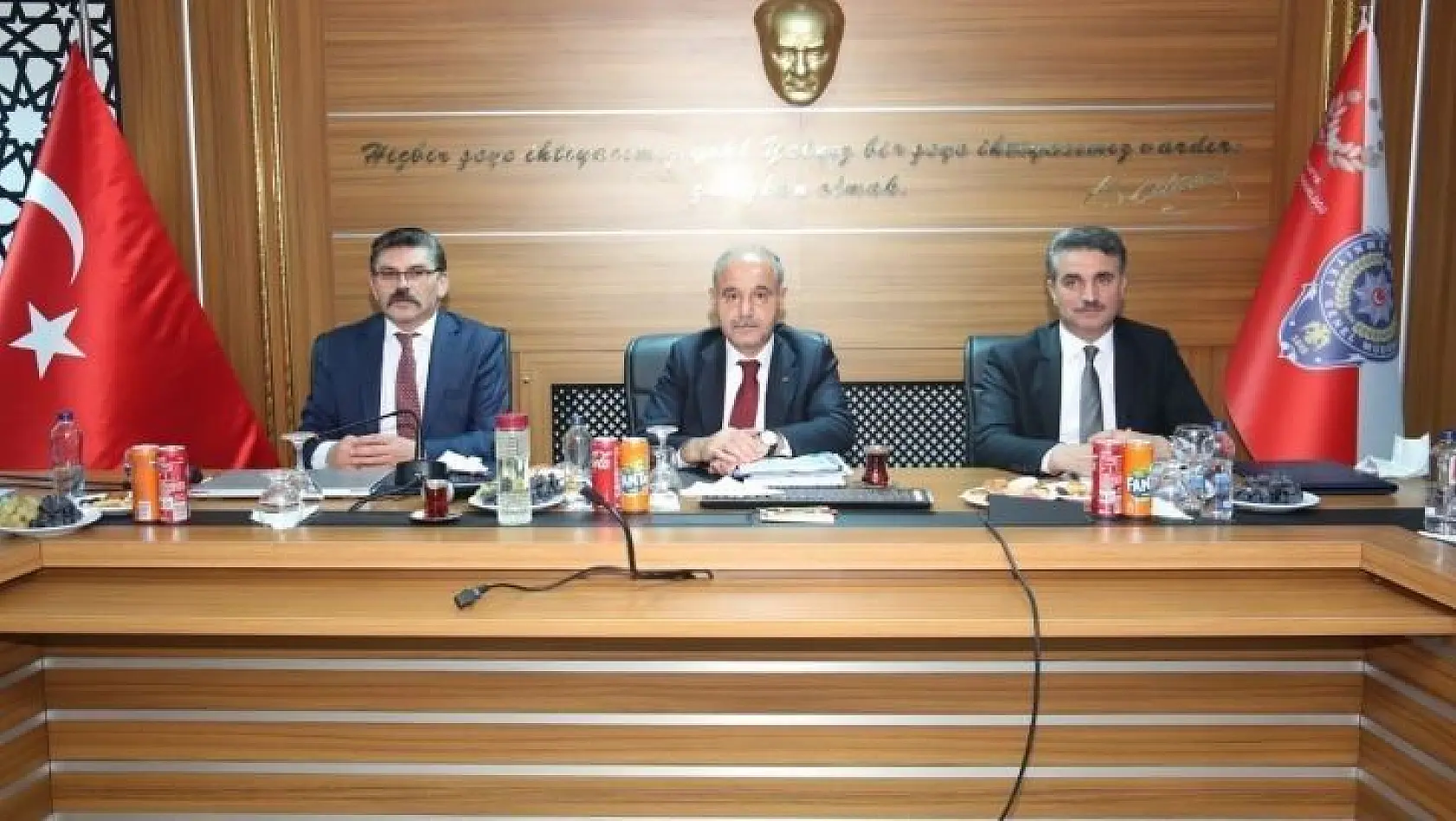 Emniyet Genel Müdürü Hemşehrimiz Aktaş'tan Malatya'da asayiş toplantısı