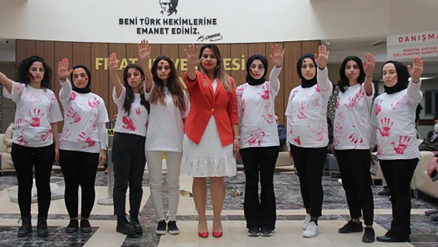 FÜ Hastanesi'nde Kadına Yönelik Şiddetle Mücadele Günü Etkinliği
