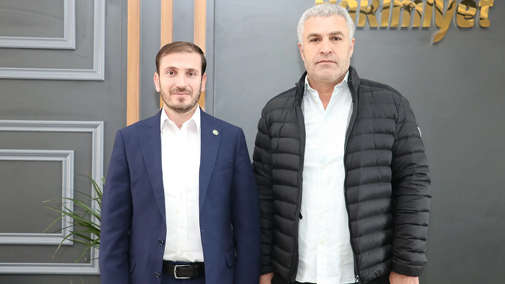 HÜDA PAR Elazığ Belediye Başkanı Adayı Yasin Kavaklı'dan Hakimiyet'e Ziyaret