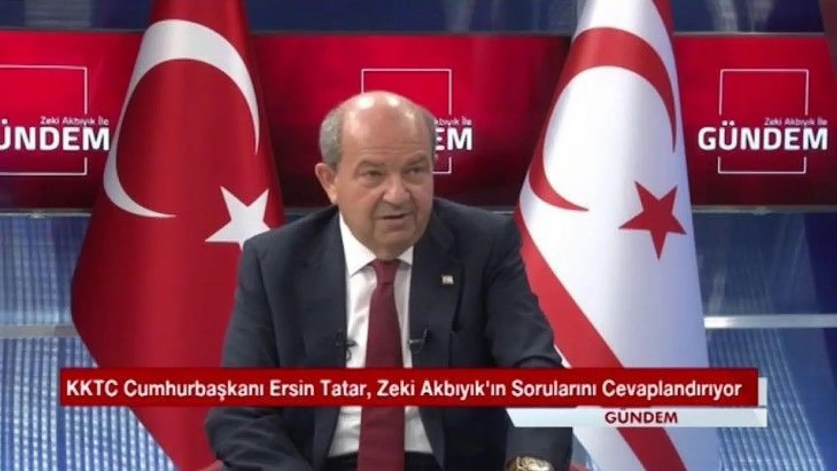 KKTC Cumhurbaşkanı Tatar: 'Cumhurbaşkanı Recep Tayyip Erdoğan kararlılığını bir kez daha ortaya koymuştur'