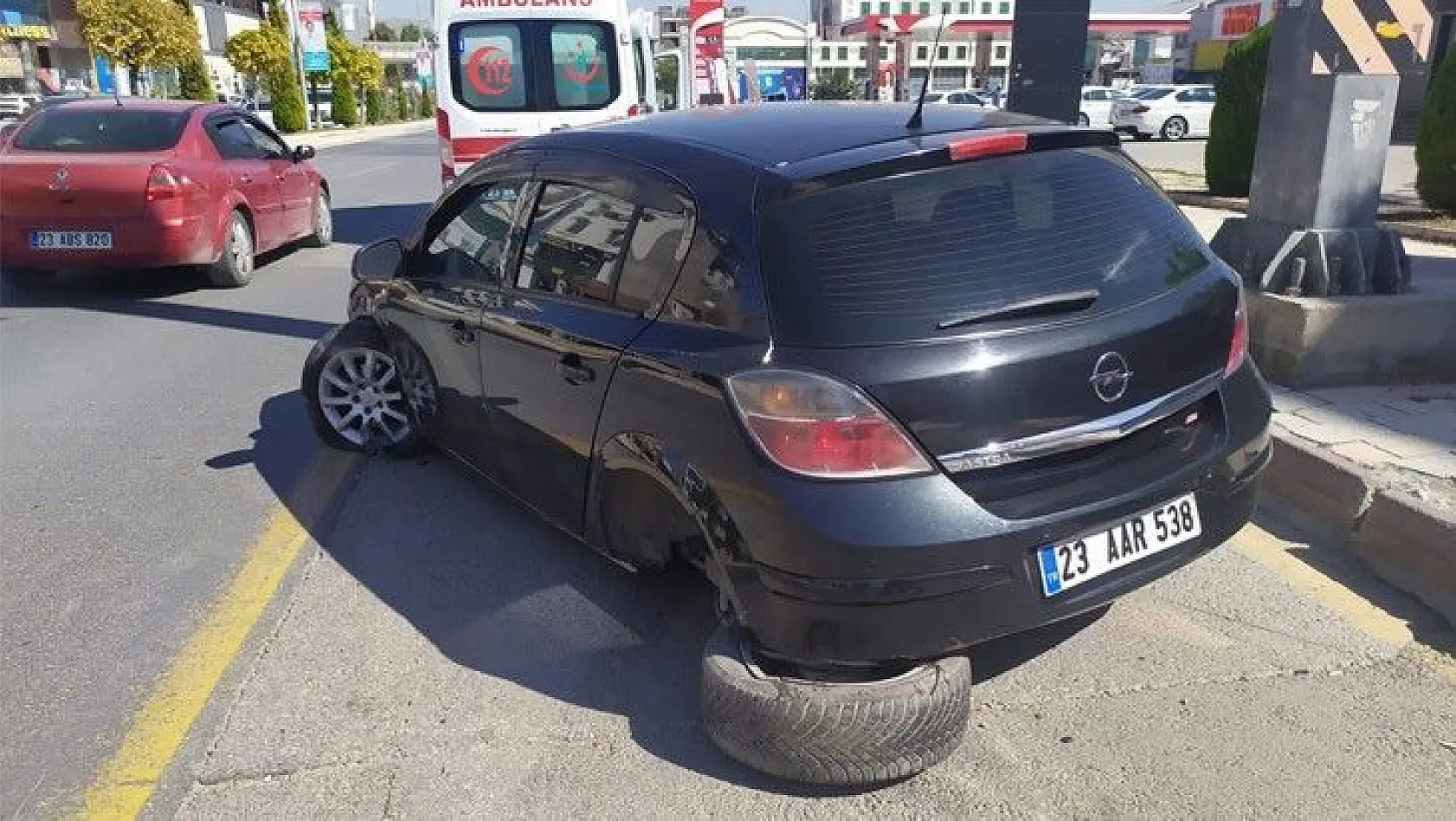 Malatya Caddesi'nde Trafik Kazası: 1 Yaralı