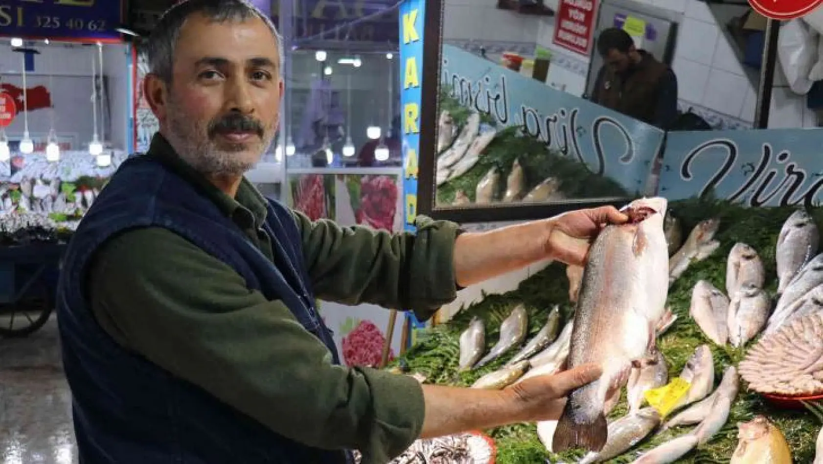 Malatya'da havalar soğudu balığa talep arttı