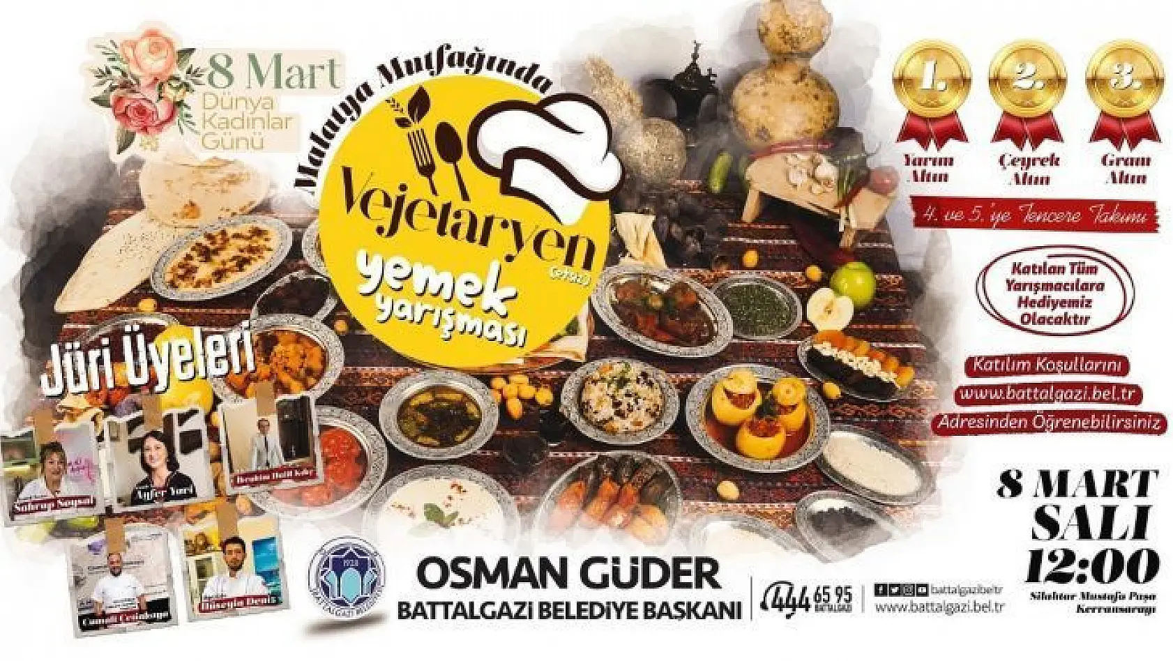 Malatya'nın vejetaryen mutfağı Battalgazi'de yarışacak
