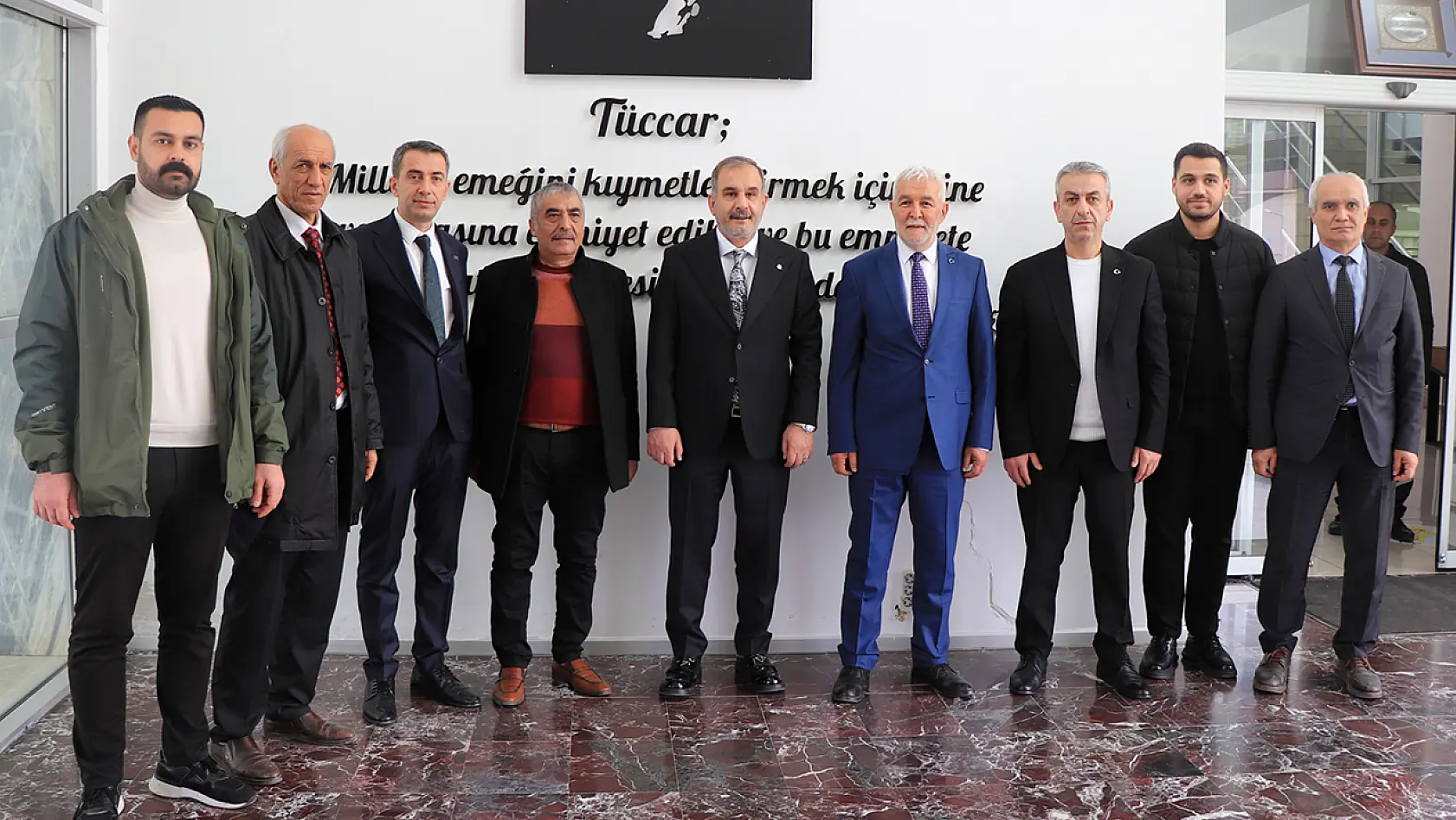 MHP Belediye Başkan Adayı Aygen, Elazığ TSO Başkanı Alan'ı Ziyaret Etti