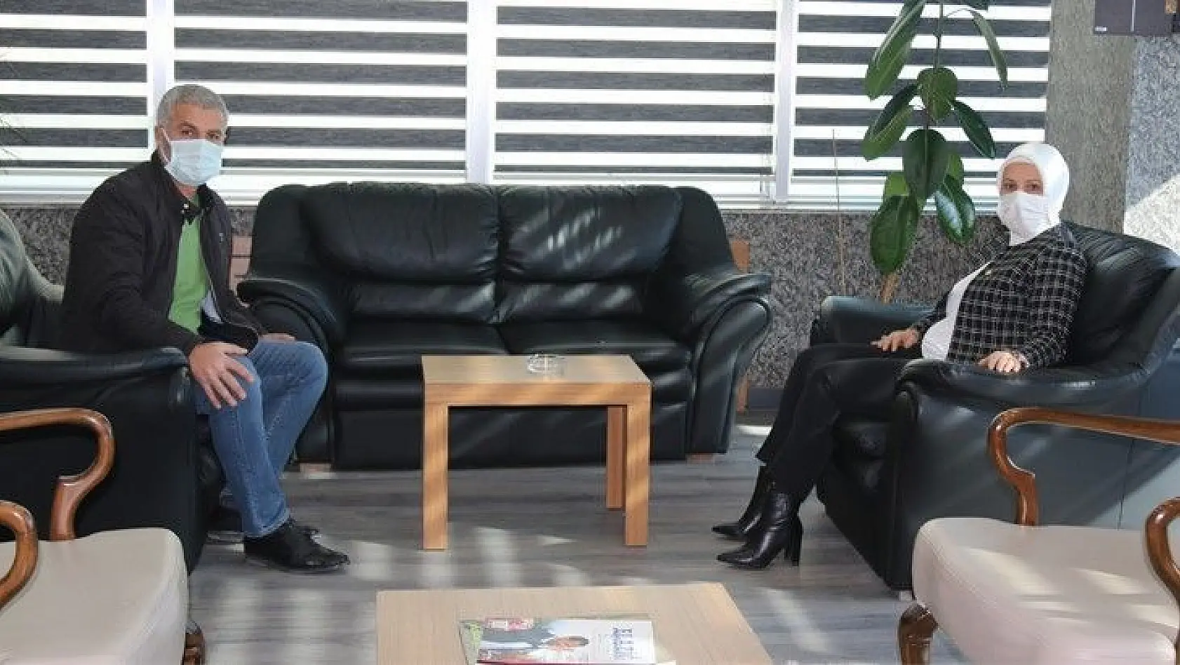 Milletvekili Sermin Balık Hakimiyet Gazetesi'ni ziyaret etti