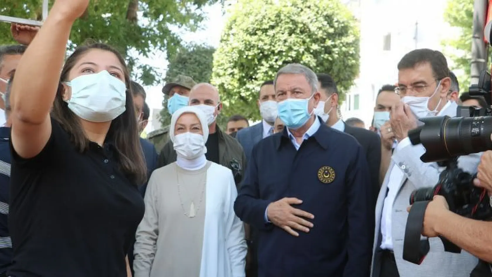 Milli Savunma Bakanı Akar'a Malatya'da sevgi seli