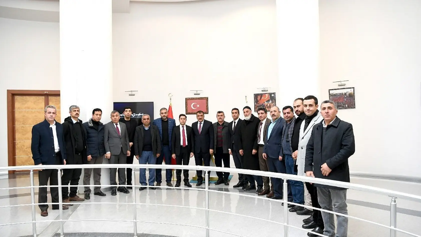 Muhtar Derneklerinden Başkan Gürkan'a ziyaret