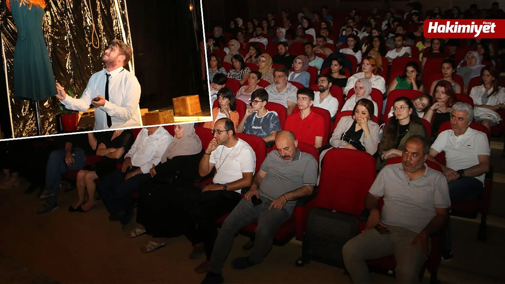 'Nihayet Bitti' adlı tiyatro oyunu Elazığ'da seyircisiyle buluştu