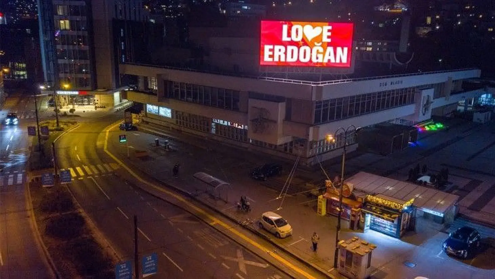 Saraybosna'dan 'Stop Erdoğan'a cevap: Love Erdoğan