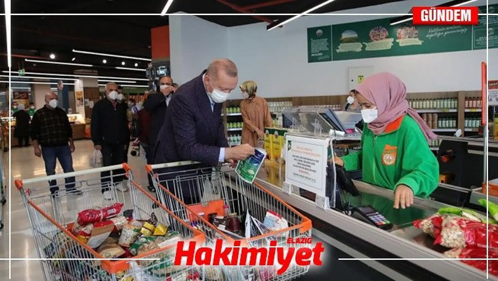 Tarım Kredi Kooperatifinden alışveriş yapan Cumhurbaşkanı Erdoğan, ne kadar ödedi?