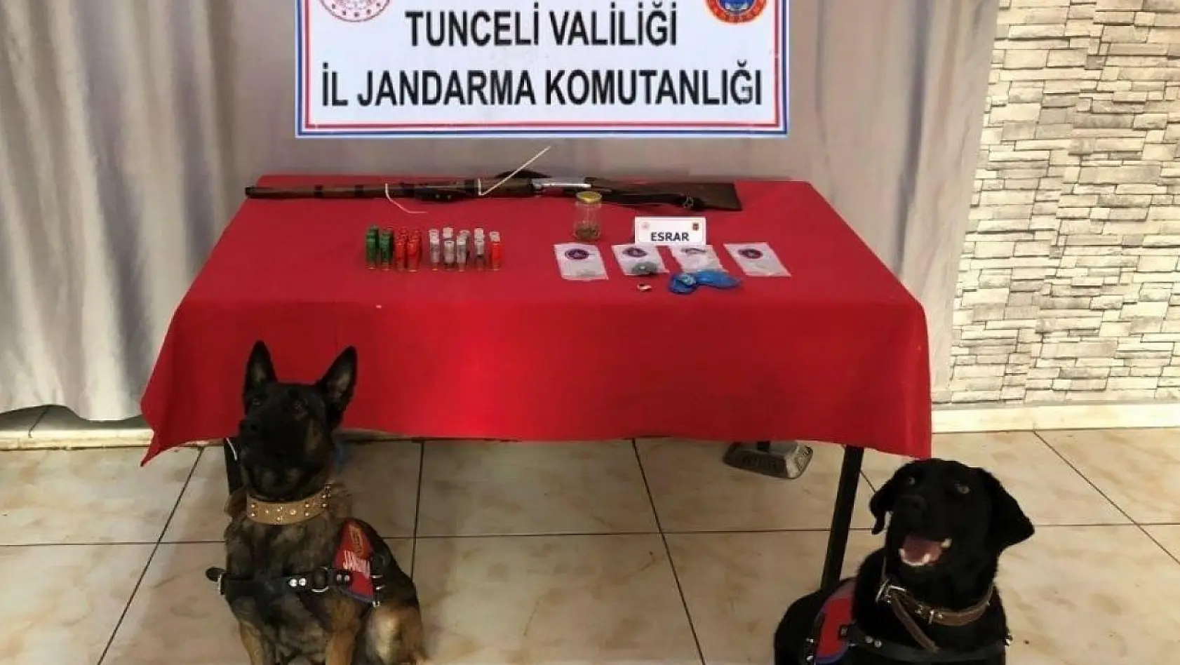 Tunceli'de uyuşturucu ve av tüfeği ele geçirildi: 2 gözaltı