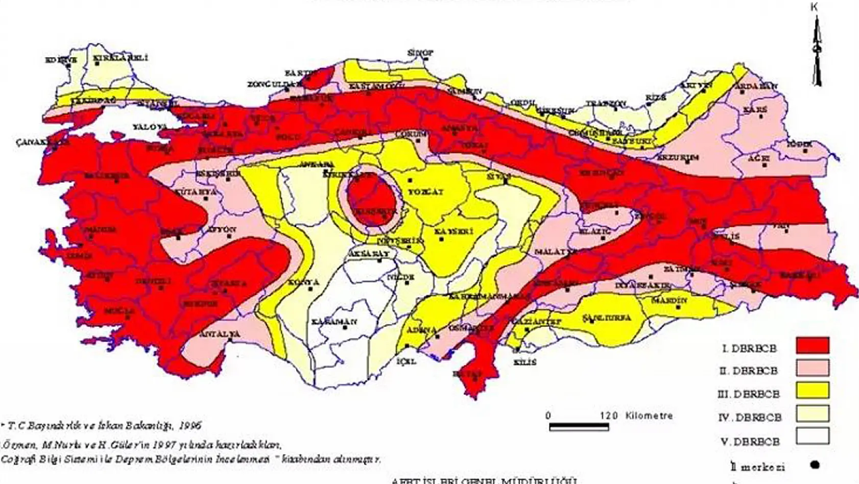 Türkiye Fay Hattı Haritası 2023! MTA Diri Fay Hatları Hangi İllerden Geçiyor?