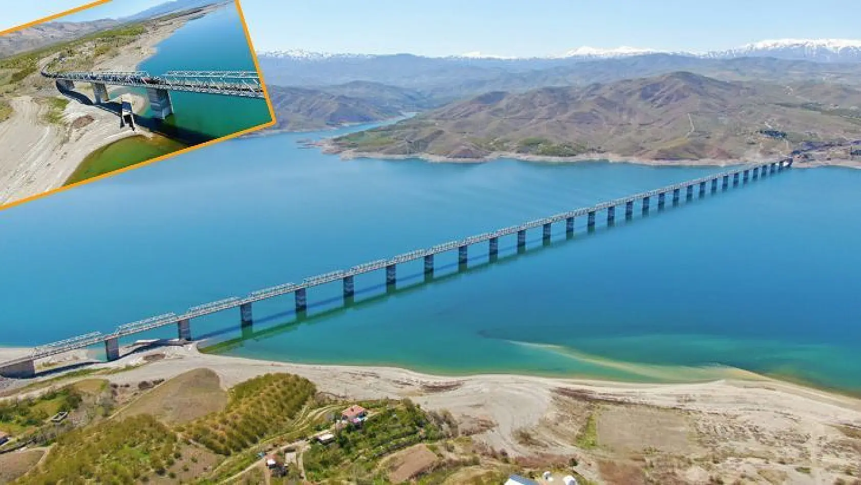 Türkiye'nin En Uzun Demir Yolu Köprüsü Elazığ'da