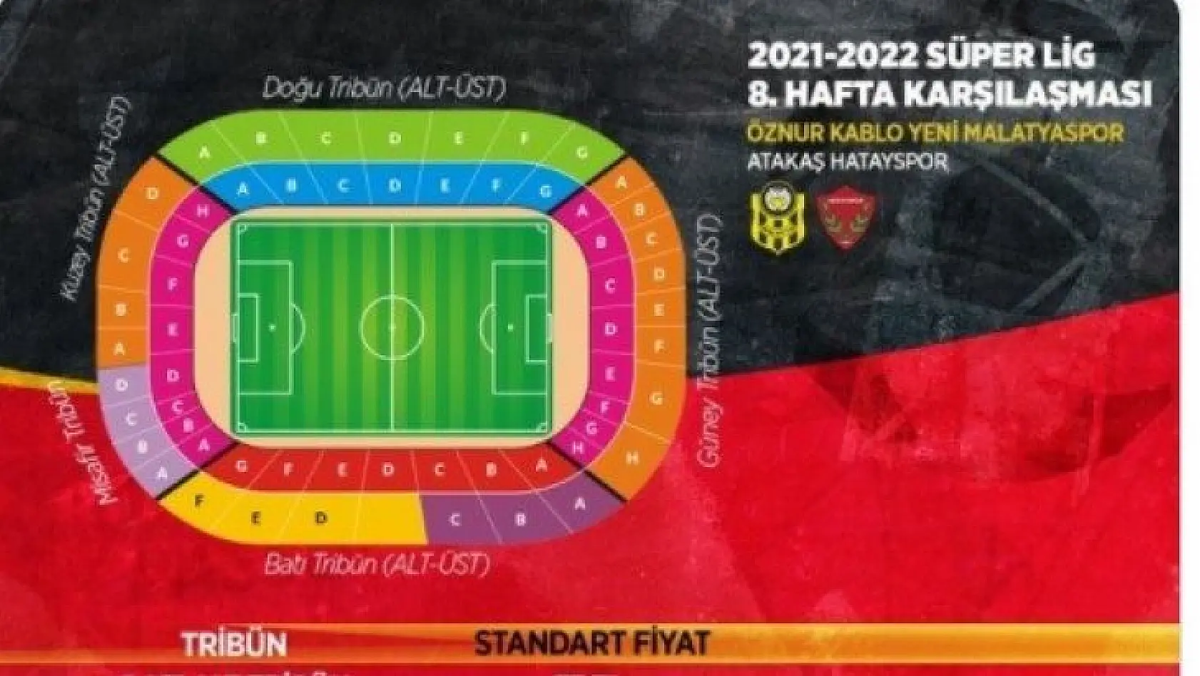 Yeni Malatyaspor - Hatayspor maçının biletleri satışa çıkıyor