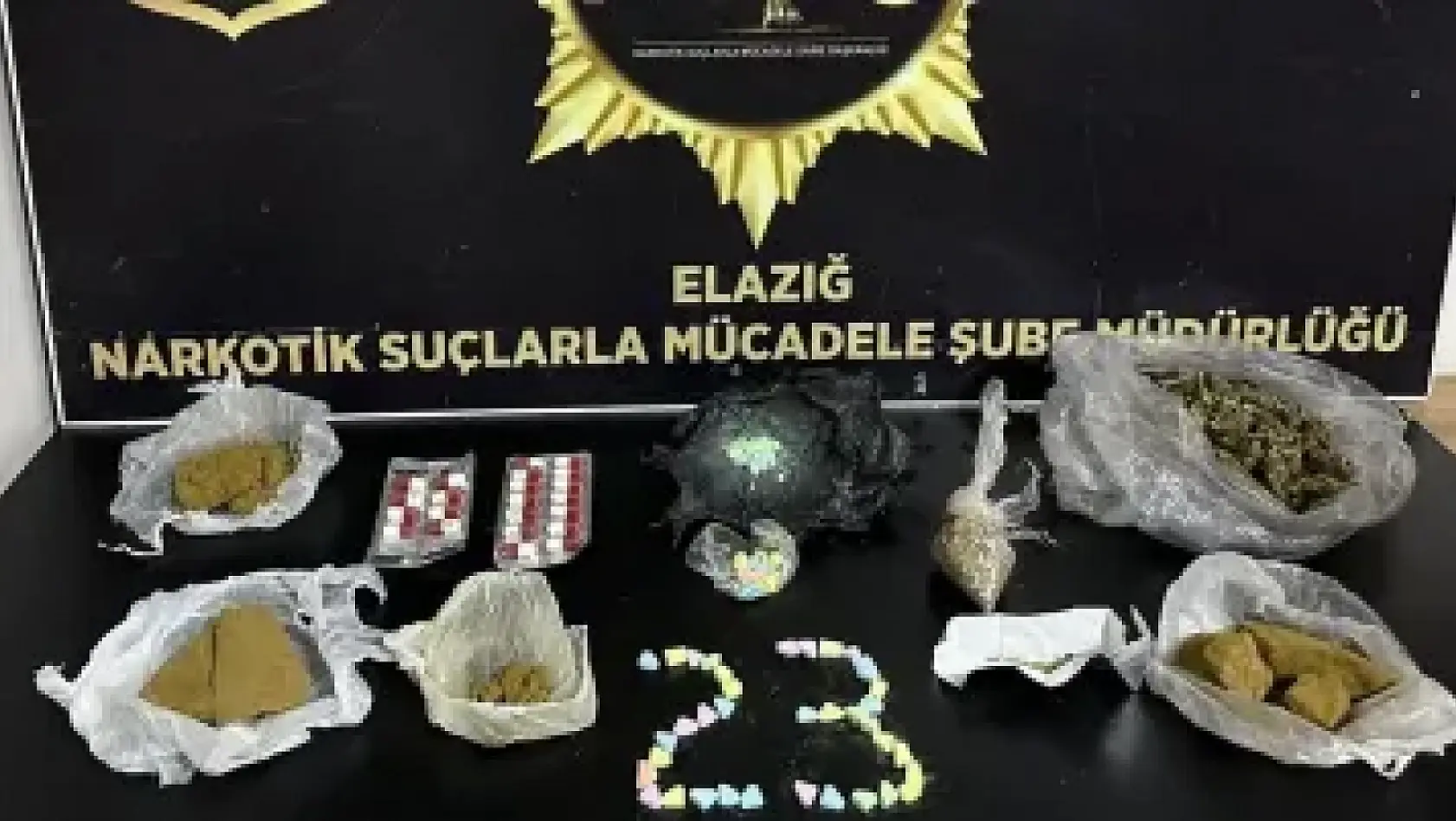 Elazığ'da Kilo Kilo Uyuşturucu Ele Geçirildi
