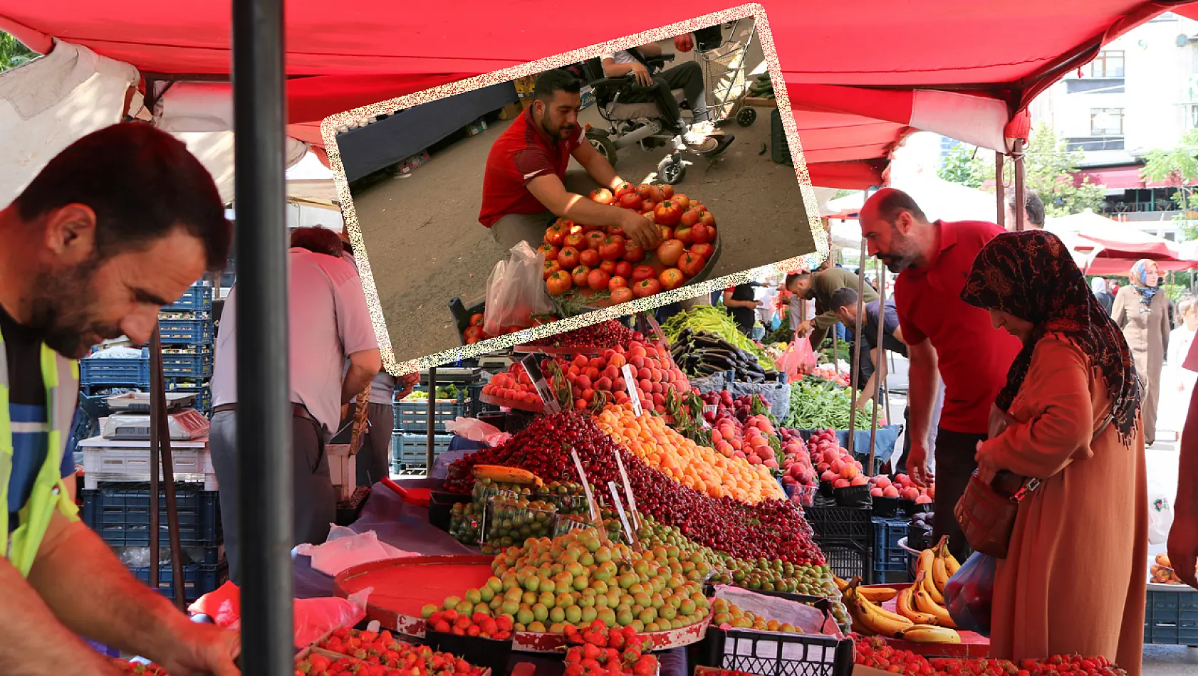 Elazığ'da Bayram Sonrası Pazar Fiyatları