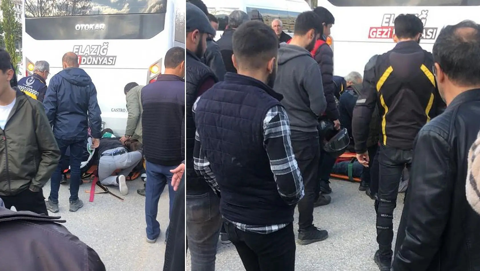 Elazığ'da Trafik Kazası 2 Yaralı