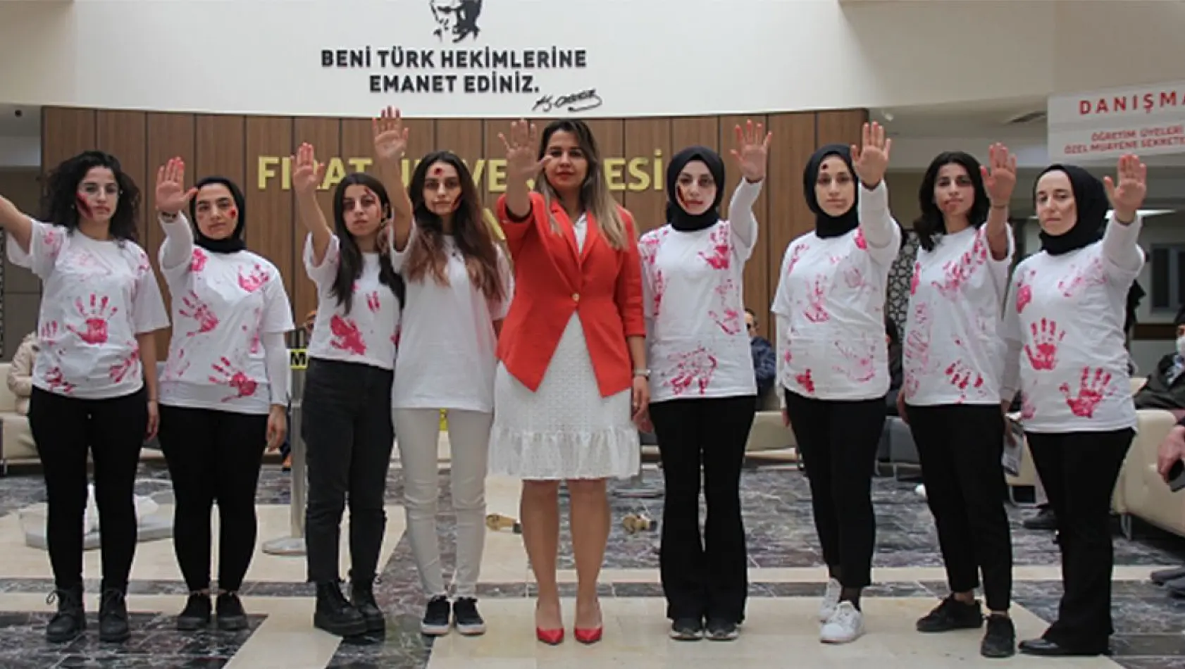 FÜ Hastanesi'nde Kadına Yönelik Şiddetle Mücadele Günü Etkinliği