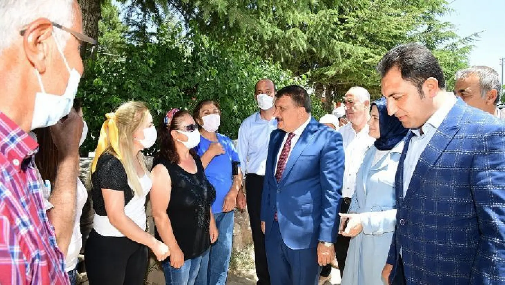 Gürkan'dan Başören mahallesine ziyaret