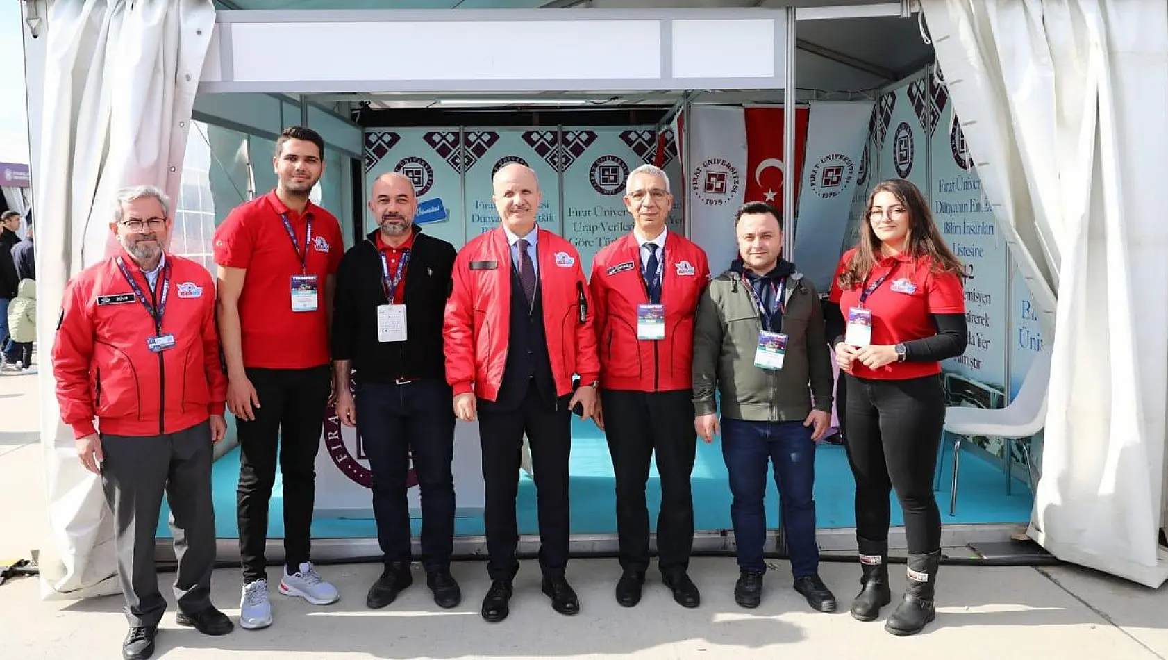 YÖK Başkanı Özvar'dan TEKNOFES'te Fırat Üniversitesi'nin Standına Ziyaret