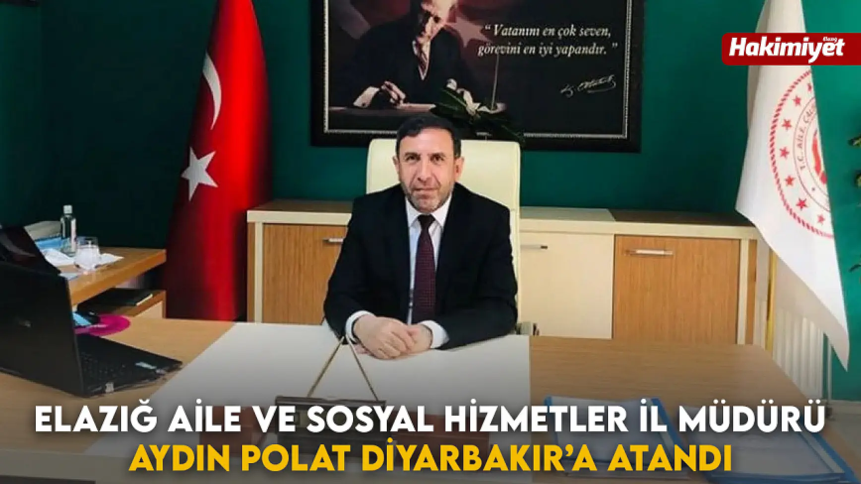 Elazığ Aile ve Sosyal Hizmetler İl Müdürü Aydın Polat Diyarbakır’a Atandı
