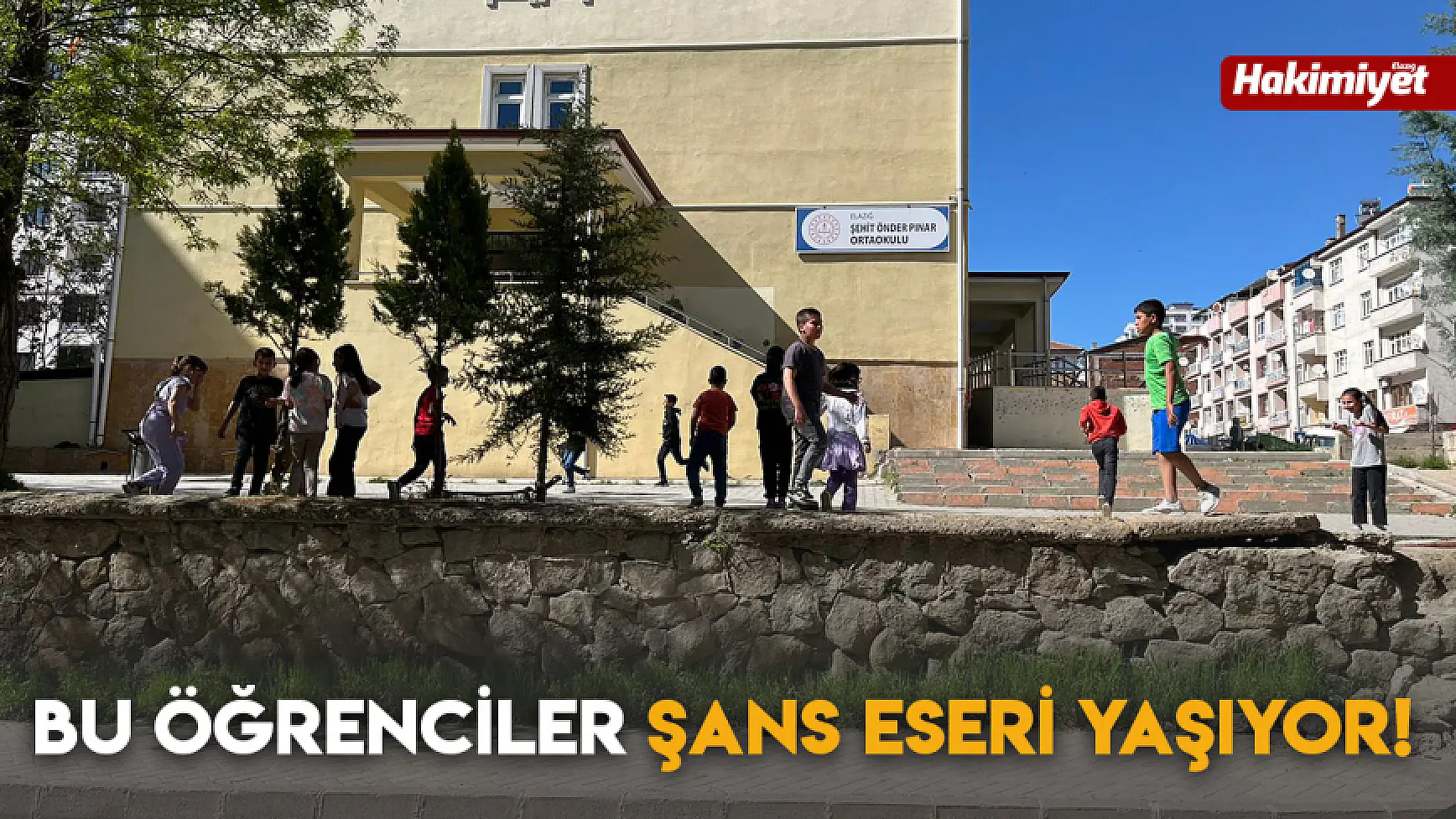 Elazığ'da Skandal! Bu Öğrenciler Şans Eseri Yaşıyor!