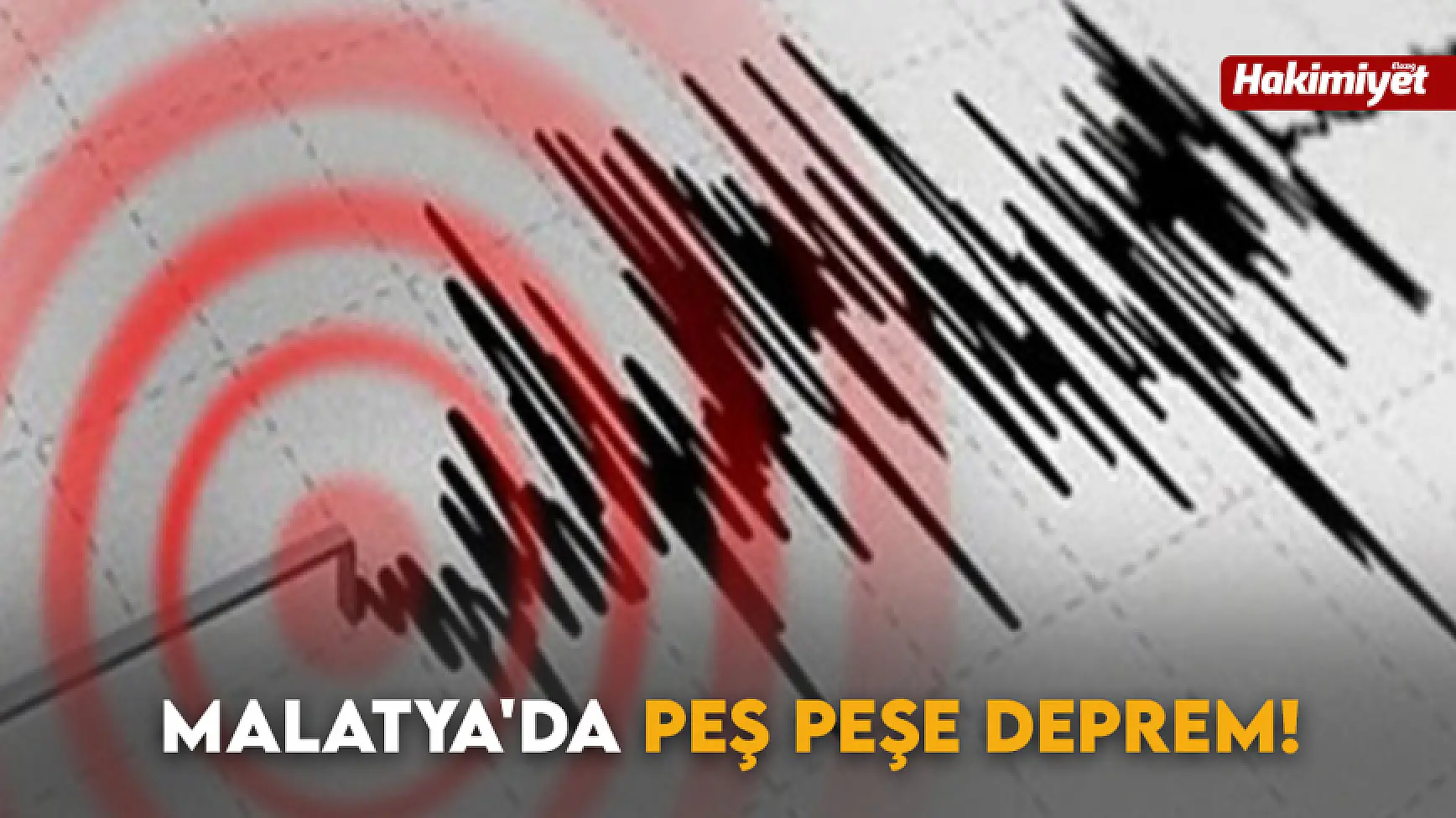 Malatya'da Peş Peşe Deprem!