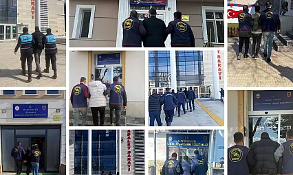 Elazığ'da 34 Zanlı Tutuklandı