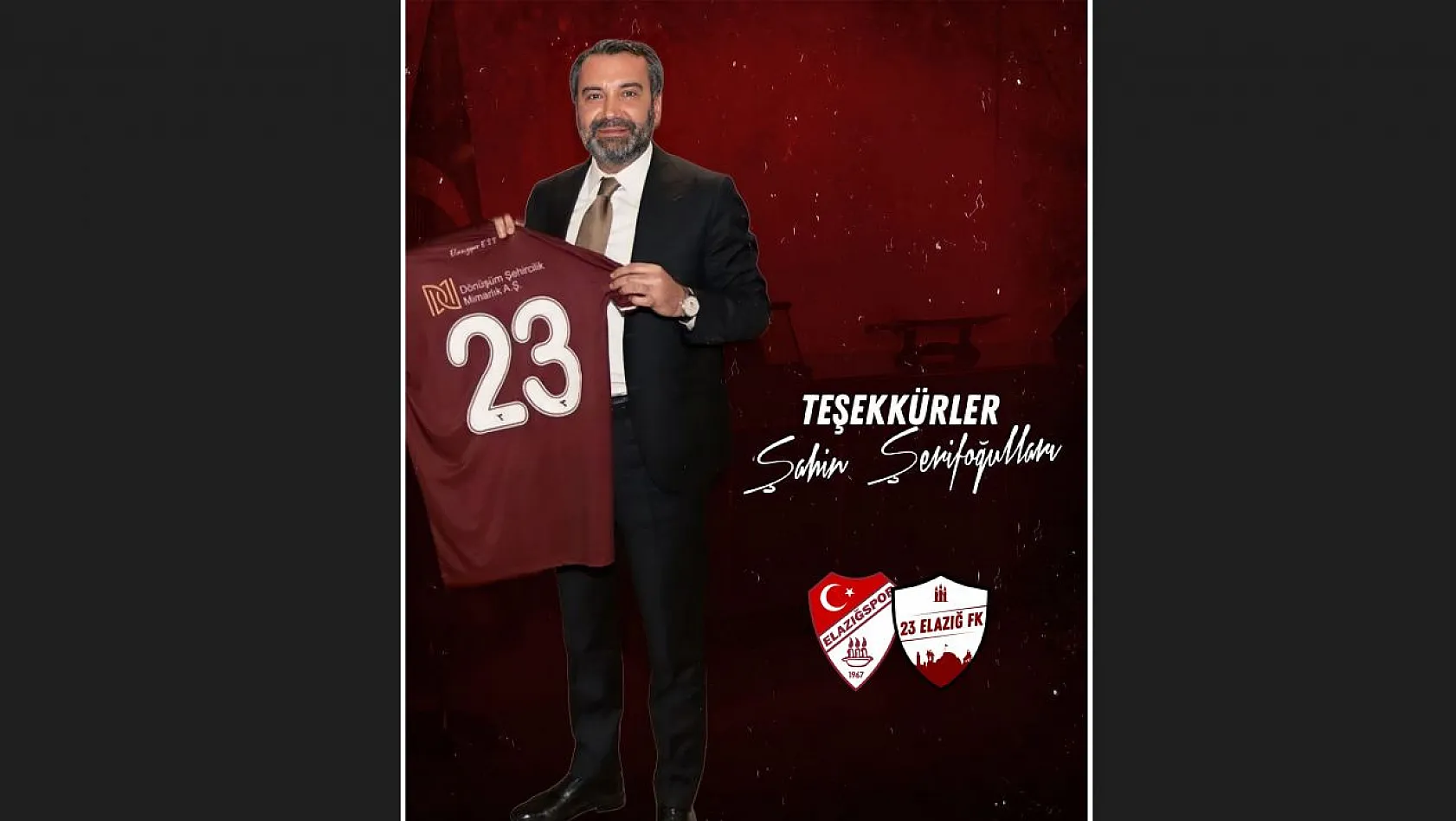 23 Elazığ FK'dan, ES Elazığspor'a tebrik