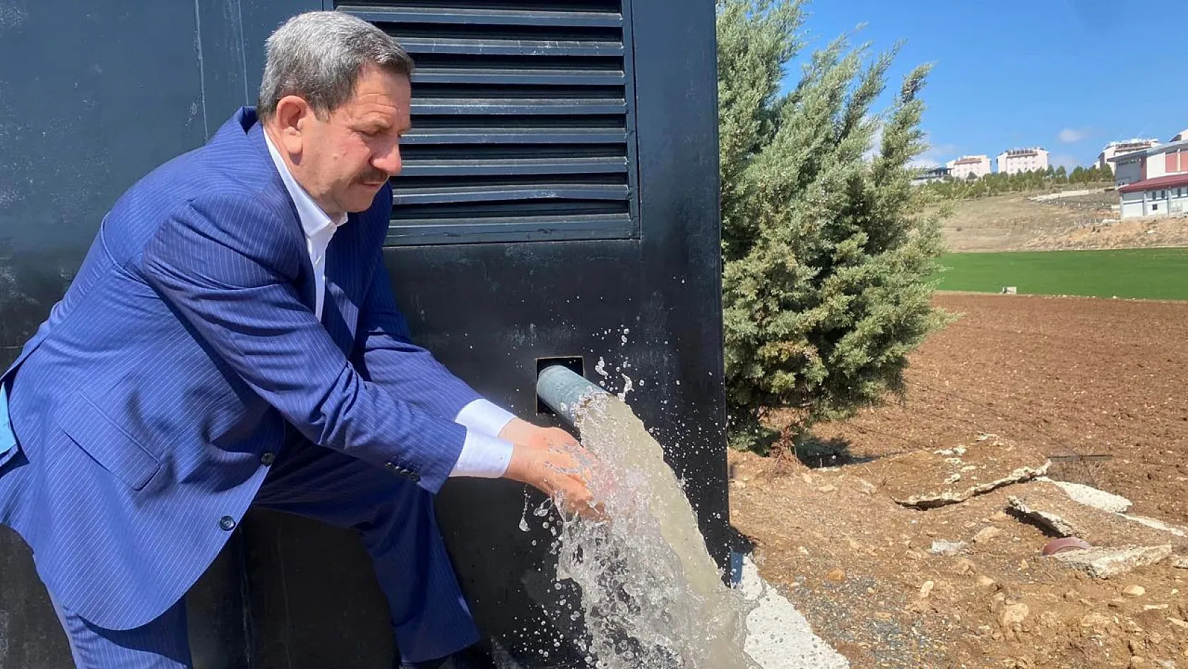 Başkan Akpınar, İlçede Yeni Bir Su Kuyusunun Açıldığını Müjdeledi