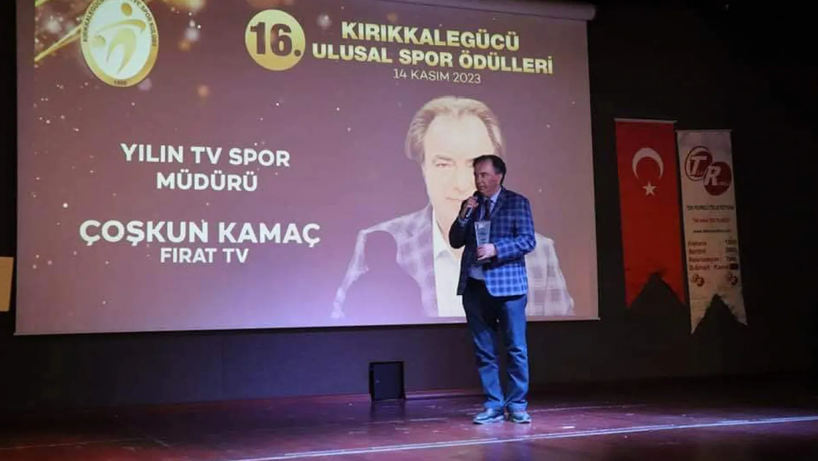 Coşkun Kamaç'a, Yılın TV Spor Müdürü Ödülü 