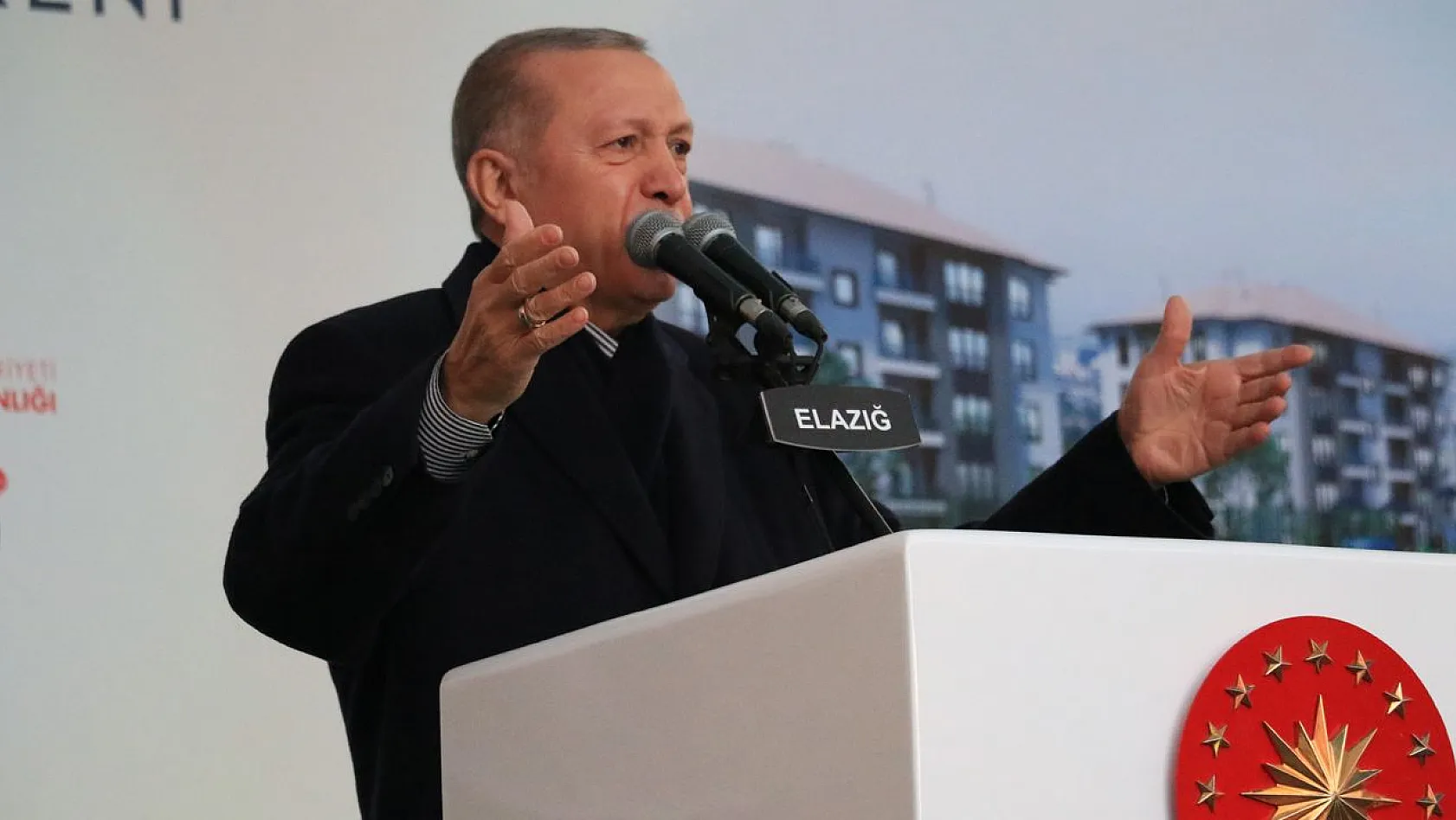 Cumhurbaşkanı Erdoğan, Elazığ'da depremzedelere seslendi