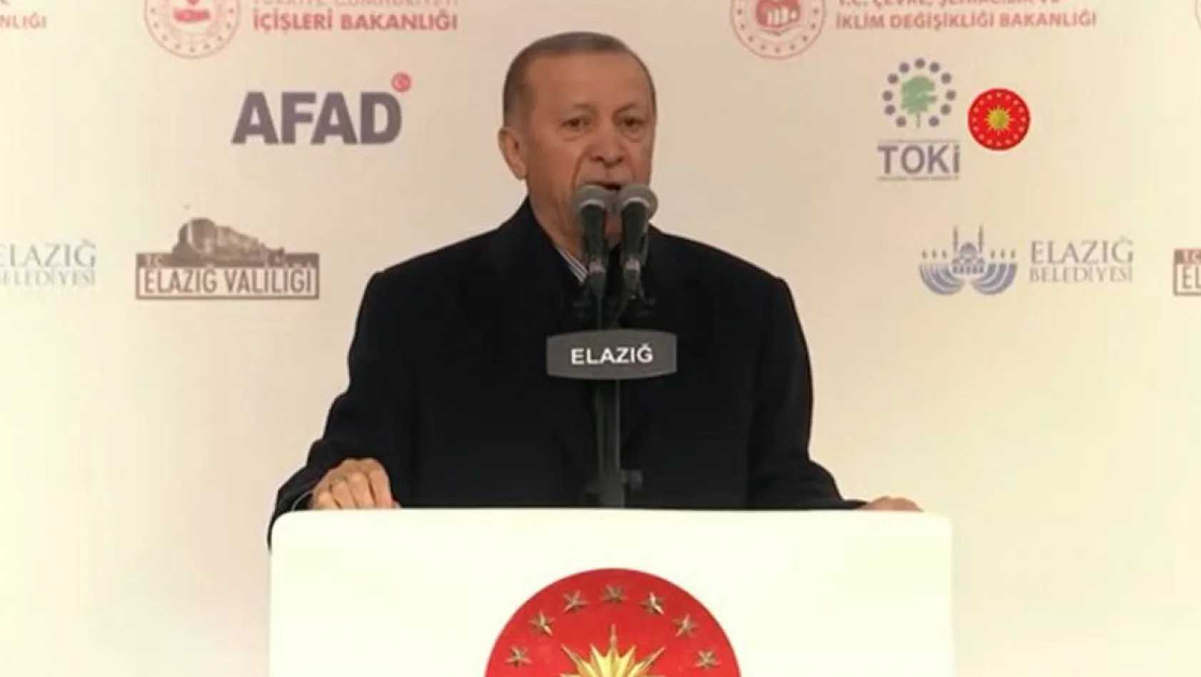 Cumhurbaşkanı Erdoğan Temel Atma Töreninde Elazığlılara Sesleniyor