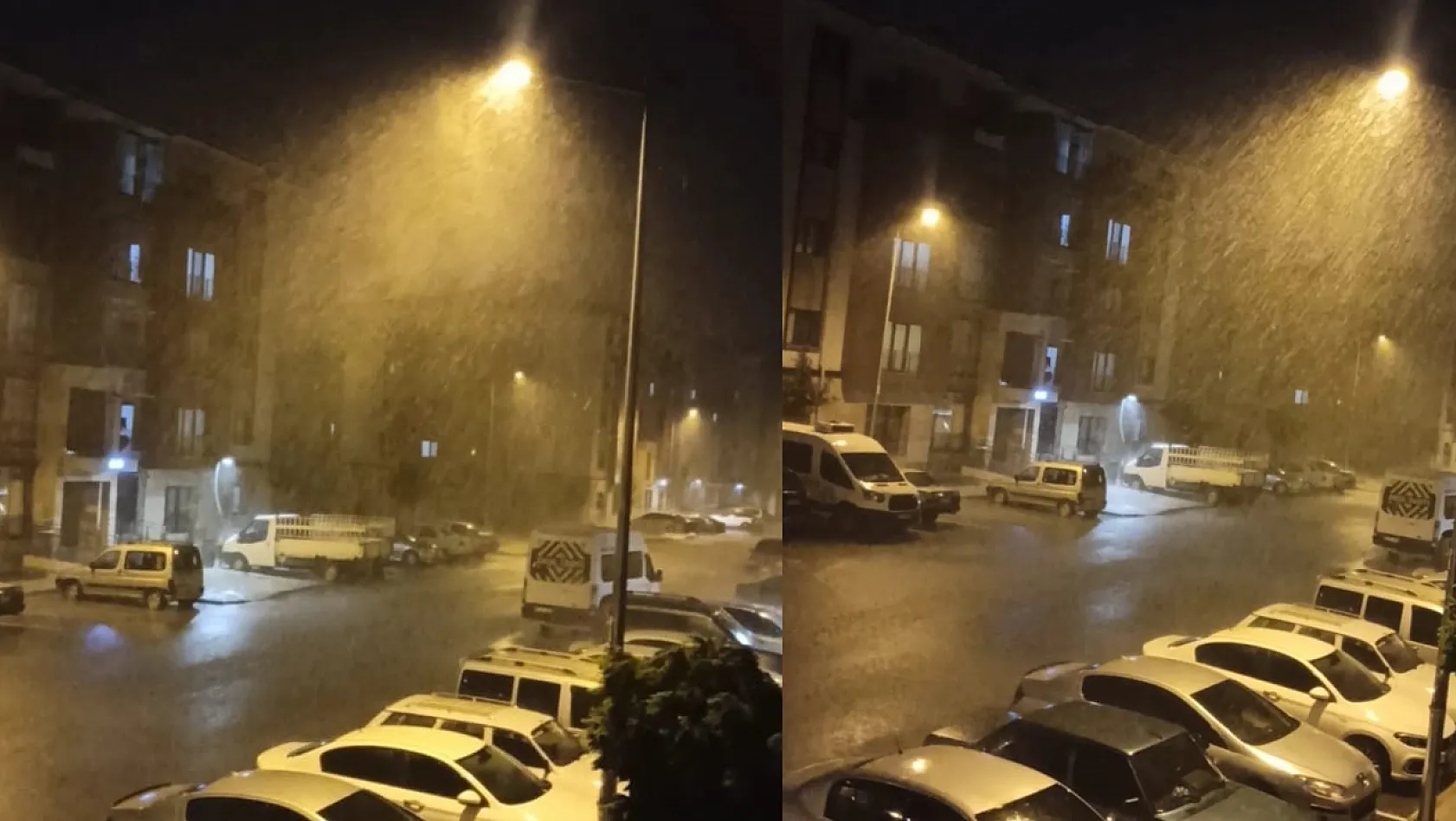 Elazığ'da Gök Gürültülü sağanak yağış etkili oluyor