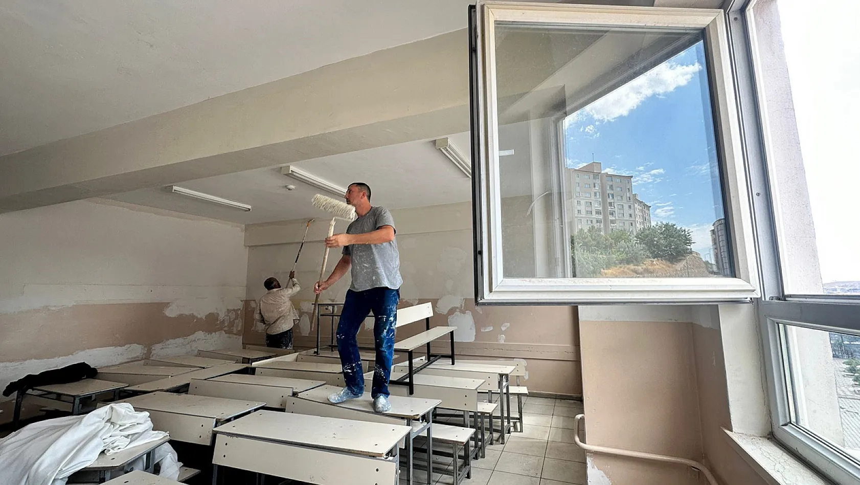 Elazığ'da Okullar Yeni Eğitim Öğretim Yılına Hazırlanıyor