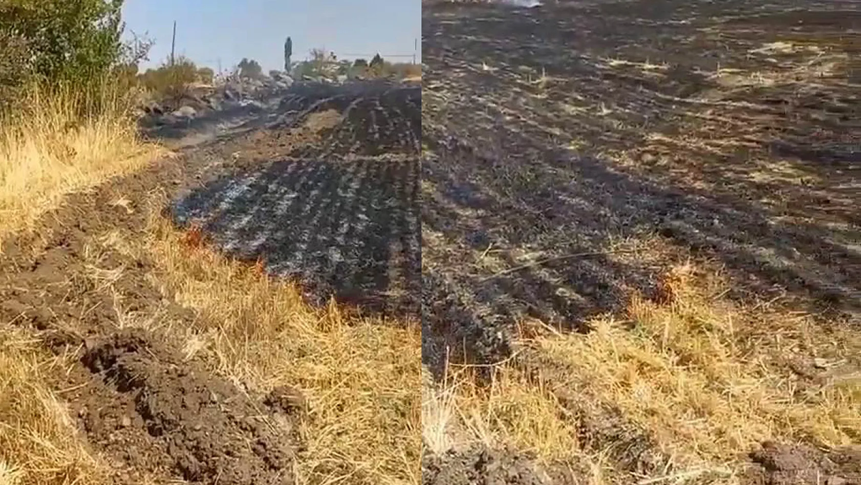 Elazığ'da Trafo, Yangına Neden Oldu!