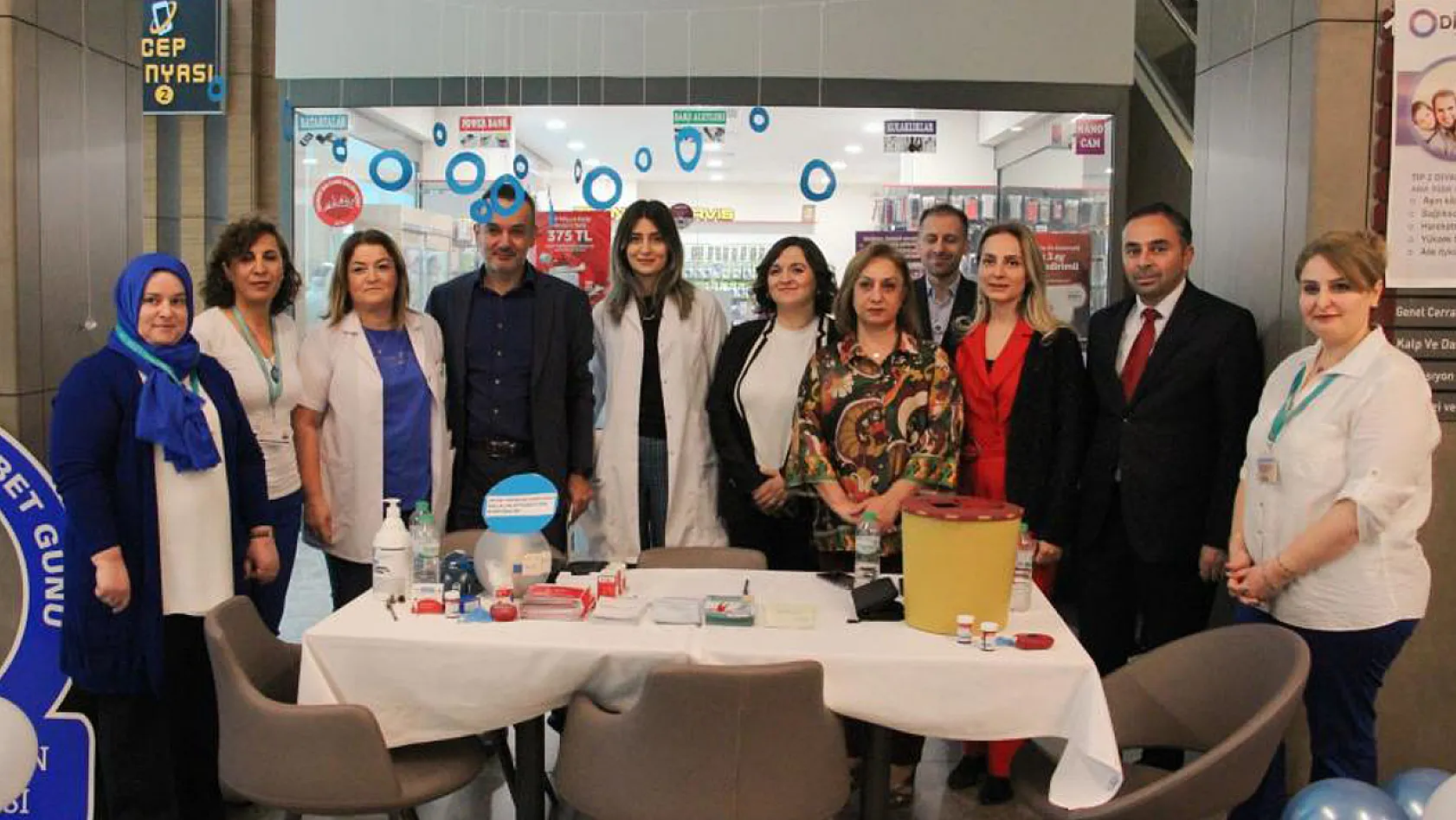 Fethi Sekin Şehir Hastanesi'nde 'Dünya Diyabet Günü' Etkinliği