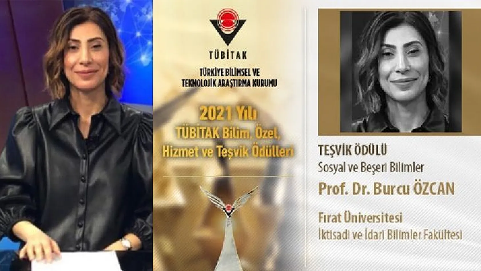 Fırat Üniversitesi Öğretim Üyesi Prof. Dr. Özcan TÜBİTAK Teşvik Ödülüne Layık Görüldü