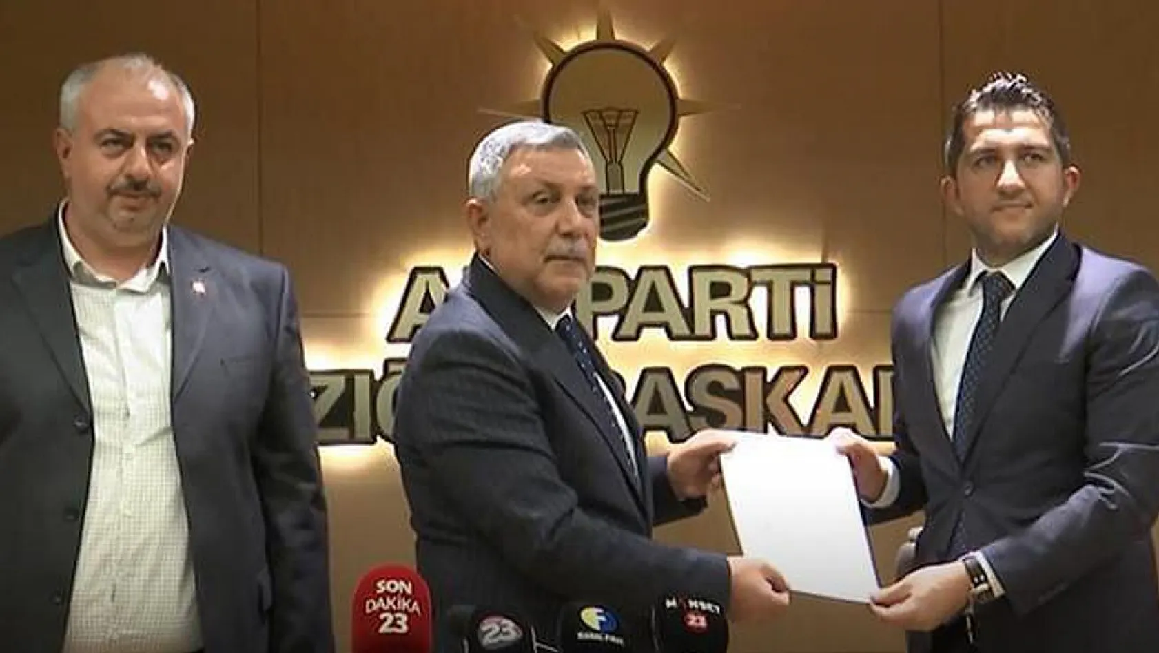 Haydar Evliyaoğlu, Resmi Müracaatını Yaptı