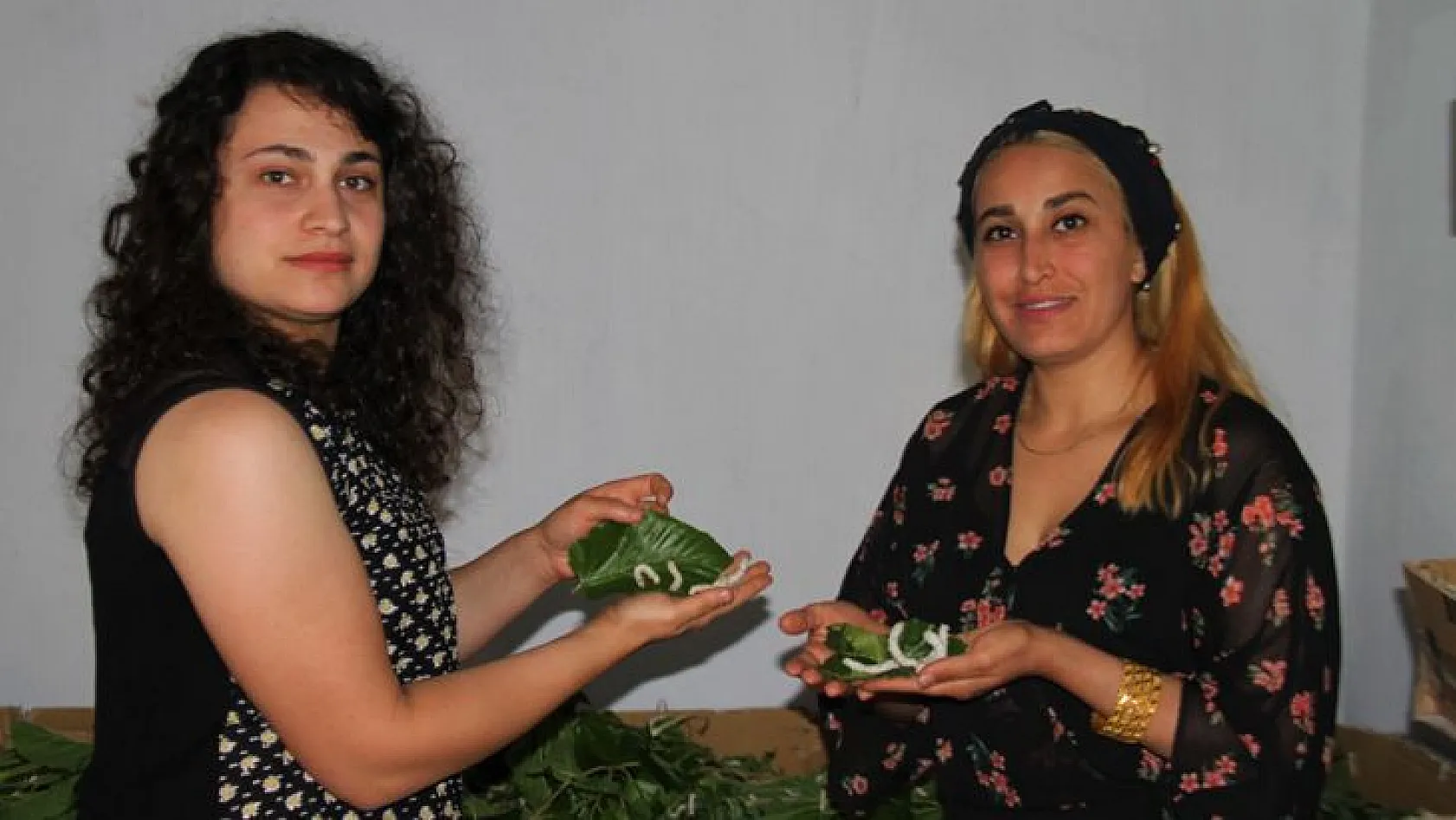 İki Kadın Arkadaş Sırt Sırta Verdi İpek Böcekçiliğine Başladı