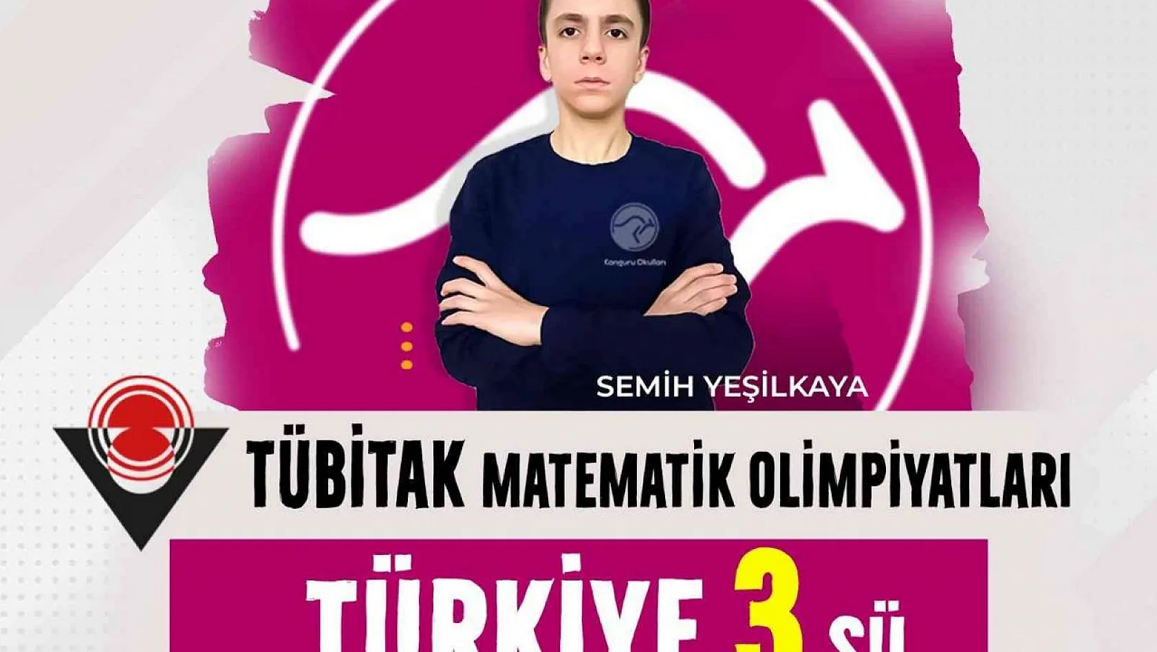 Kanguru Okulları öğrencisi Türkiye 3'üncüsü oldu