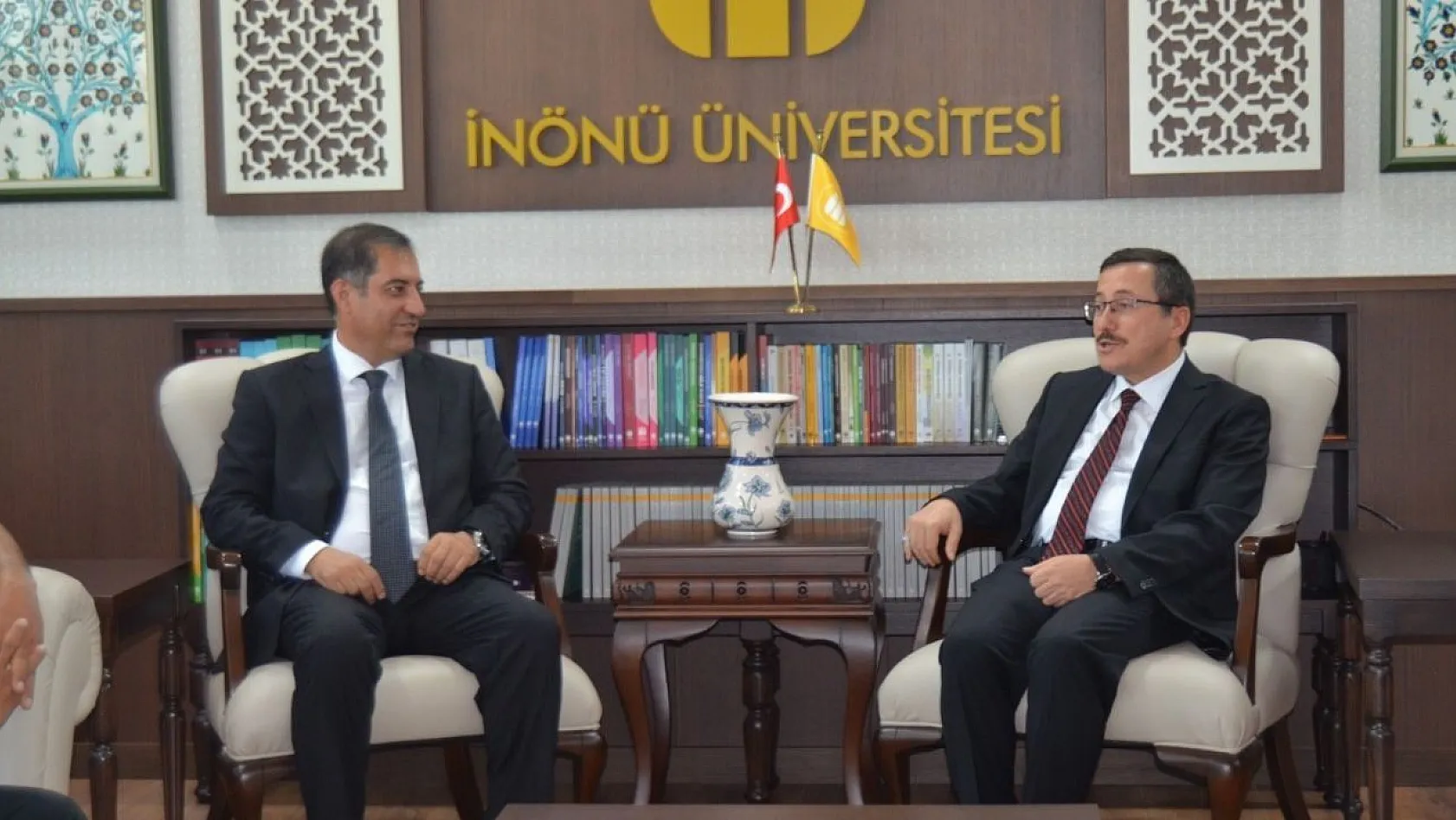 MTSO Başkan adayı Baştürk, İnönü Üniversitesi ve Teknokent'i ziyaret etti