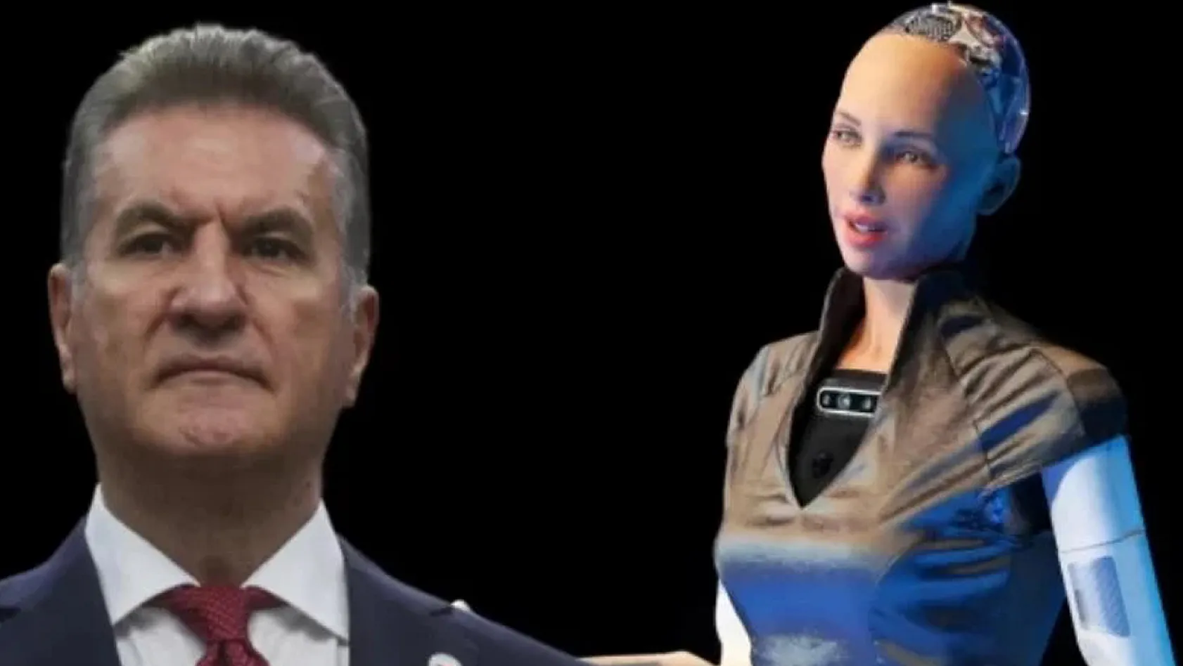 Mustafa Sarıgül, Robot Sophia'yı Tehdit Etti