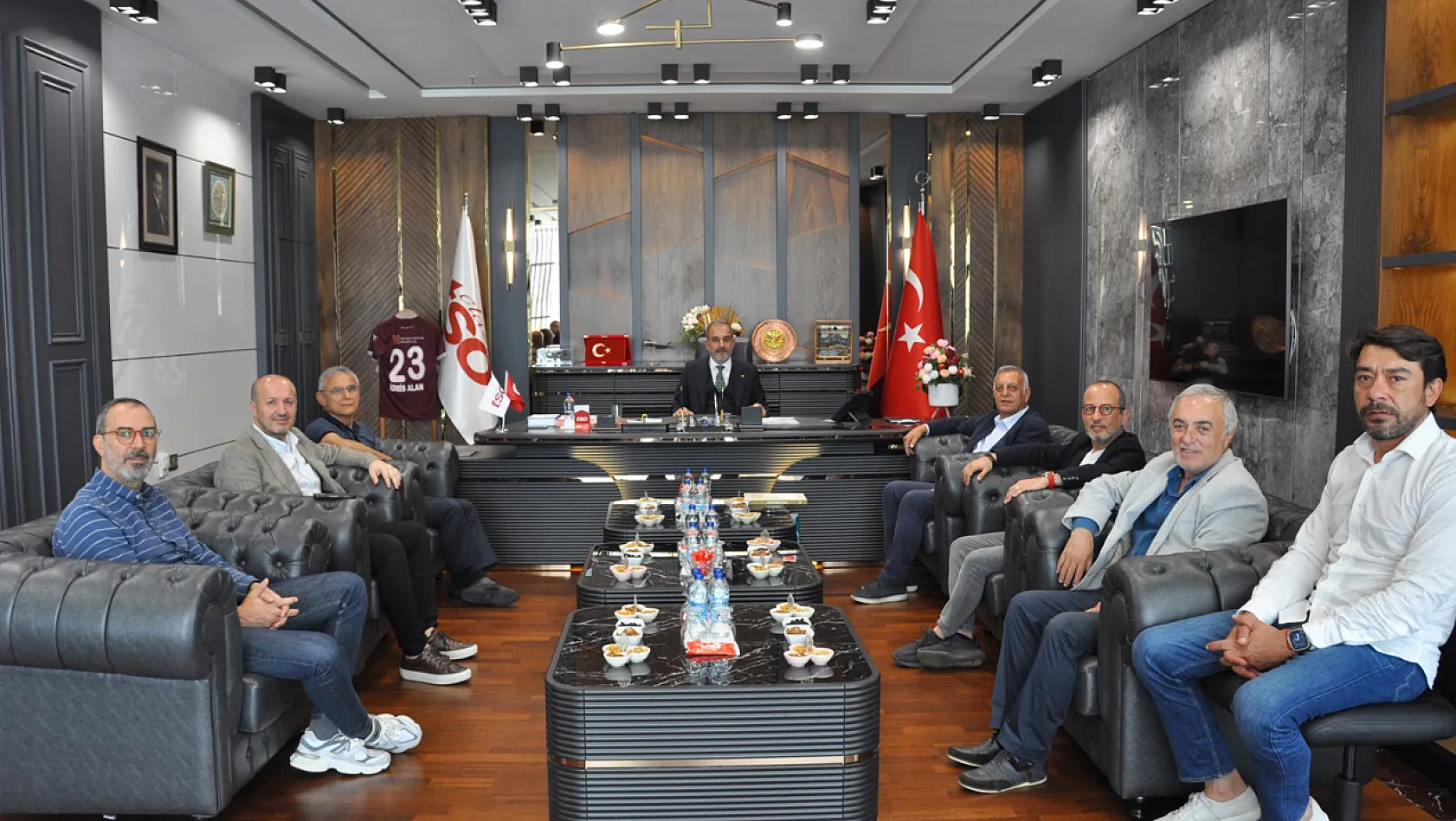 SAİK Başkanı Levent Korkut'dan Başkan Alan'a Ziyaret