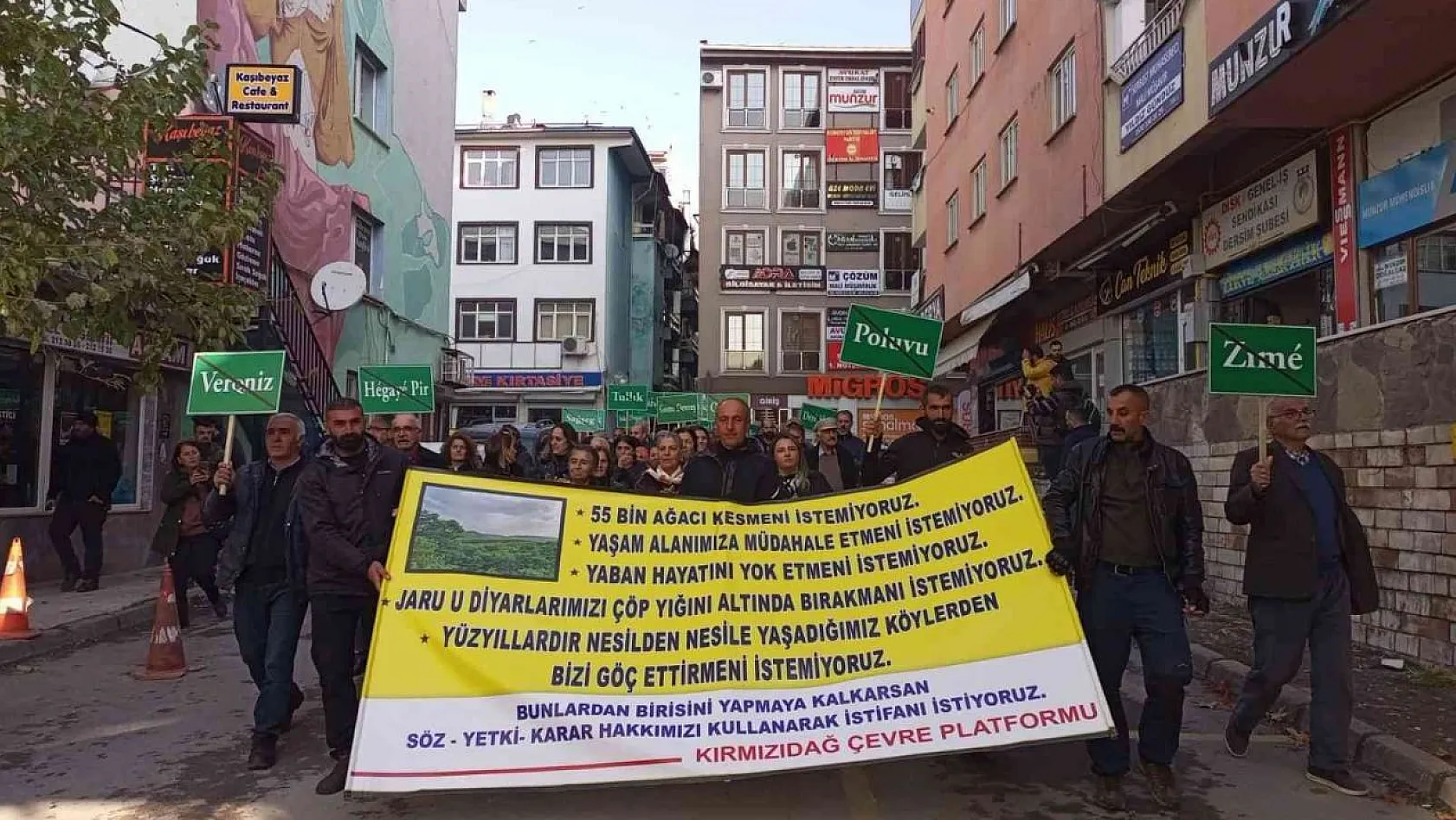 Tunceli'de köylülerden HDP ve Maçoğlu'na 'katı atık tesisi' tepkisi