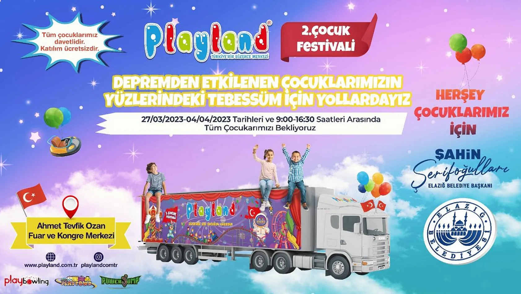 Elazığ Belediyesi 2. Çocuk Festivali Düzenleniyor